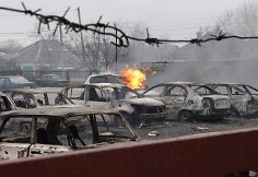 Mariupolyje krito teroristų &bdquo;Grad&ldquo; raketos