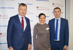Ambasadorius Darius Degutis, UAB Statoil Fuel  Retail Lietuva Degalinių tinklo departamento direktorė Daiva Pivoriunienė, klubo koordinatorius Giedrius Garbinčius
