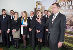 Artūras Zuokas ir Lietuvos Laisvės sąjungos kandidatai Vilniuje.