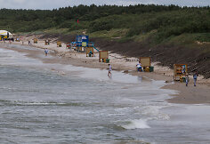 Vėjuota, lietinga, bet ir saulėta Palanga