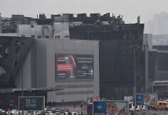 &bdquo;Crocus City Hall&ldquo; salė po gaisro Maskvoje