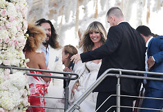 Heidi Klum ir Tomo Kaulitzo vestuvių akimirka