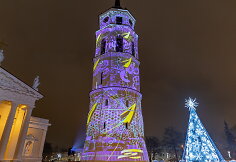&Scaron;venti&scaron;kai nu&scaron;vitęs Vilniaus arkikatedros varpinės bok&scaron;tas