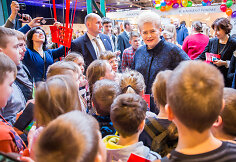 Vilniaus knygų mugės atidarymo akimirka