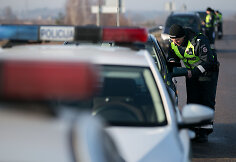 Rytinio policijos reido akimirka