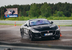 Karolis Rai&scaron;ys ir Justė &Scaron;ataitė nugalėjo  Press Rally 5000+ Sport įskaitoje vairuodami &bdquo;Jaguar F-Type&ldquo;