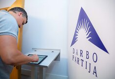 Darbo partija laukia Europos parlamento rinkimų rezultatų