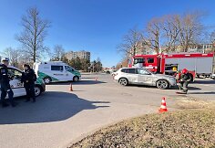 Kėdainiuose susidūrė BMW ir „Audi“