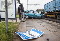 Avarijos vietoje Vilniuje, Kareivių g.