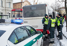 Vilniuje autobusas užgavo pėsčiąjį