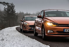 &bdquo;Volkswagen Polo&ldquo; prie&scaron; &bdquo;Ford Fiesta&ldquo;