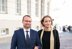 Mindaugas Kvietkauskas ir Brigita Speičytė