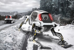 &bdquo;Hyundai&ldquo; vaik&scaron;čiojantis automobilis &bdquo;Elevate Concept&ldquo;