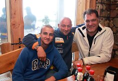 Arvydas Sabonis ir A.Močanovas su &scaron;turmanu