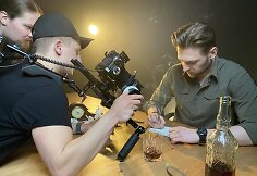 Jurijaus Veklenko klipo &bdquo;Apie Ją&ldquo; filmavimas
