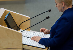 Dalios Grybauskaitės metinis prane&scaron;imas