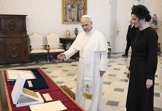 Premjerės Ingos Ruginienės audiencija pas popiežių Leoną XIV