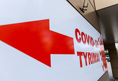 COVID-19 tyrimai Vilniaus poliklinikose