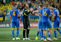 Lietuvos futbolo rinktinės jėgų pasitikrinimas su grupės lyderiais: Lietuva &ndash; Ukraina
