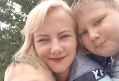 Solveiga Grižinauskaitė su sūnumis