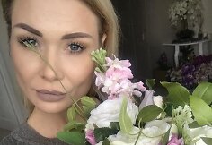 Natalija Bunkė ir jos kurta puok&scaron;tė