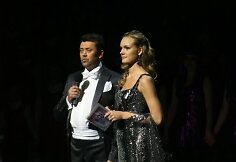 Renginio vedėjai Vytautas Šapranauskas ir Jurgita Jurkutė