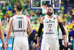 Domantas Sabonis ir Jonas Valančiūnas