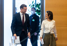 Gabrielius Landsbergis ir Annalena Baerbock