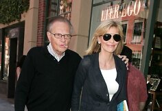 Larry Kingas su žmona