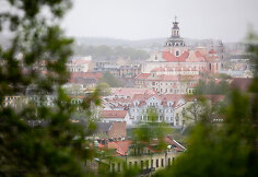 Lietaus gaivinamas Vilnius ir jo gamta