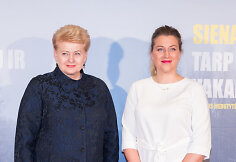 Dalia Grybauskaitė ir Neringa Medutytė