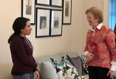 Princesė Latifa ir Mary Robinson