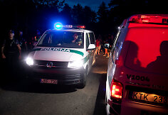 Rūdninkų poligone ruo&scaron;iantis apgyvendinti migrantus, blokuojamas patekimas į teritoriją