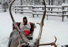 Justina Vaitiekūnaitė Laplandijoje