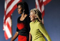 Michelle Obama ir Jill Biden 