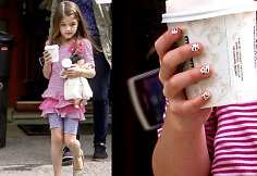 Aktorių Katie Holmes ir Tomo Cruise dukrelė Suri Cruise