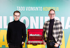 Tado Vidmanto komedijos „Milijonieriaus palikimas" premjeros svečiai