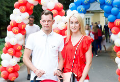 JAV Nepriklausomybės dienos &scaron;ventės akimirka