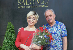Gydytoja Jelena Tulčina su vyru Feliksu/Foto Alibi nuotr.