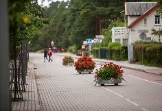 Šalti ir lietingi orai baido Palangos poilsiautojus