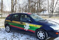 Tauti&scaron;kas automobilis: Giedriaus Platūkio &bdquo;Ford&ldquo; su Vyčiu
