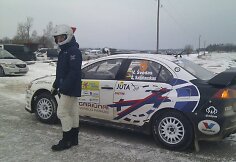 Sugedęs V.Švedo ir Ž.Sakalausko „Mitsubishi Lancer Evo X“