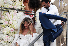 Heidi Klum ir Tomo Kaulitzo vestuvių akimirka