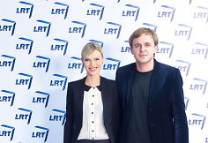 Aistė Stonytė-Budzinauskienė su vyru Dariumi