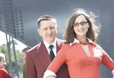 Vytautas &Scaron;erėnas ir Kristina Savickytė &ndash; &bdquo;Dviračio &scaron;ou&ldquo;