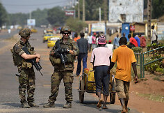 Prancūzų kariai Centrinėje Afrikos Respublikoje