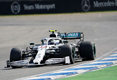 &bdquo;Mercedes&ldquo; komandos bolidų specialus dažymas F1 Vokietijos GP