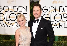 Anna Faris ir Chrisas Prattas