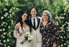 Laura ir Diana su ceremonmeistere Rasa