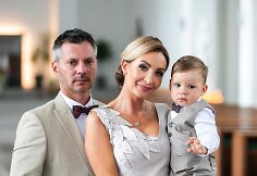 Gerdos ir Andriaus Žemaičių sūnaus Nikolo krik&scaron;tynų akimirkos
